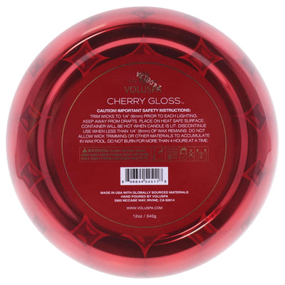 CHERRY GLOSS 3 WICK TIN CANDLE