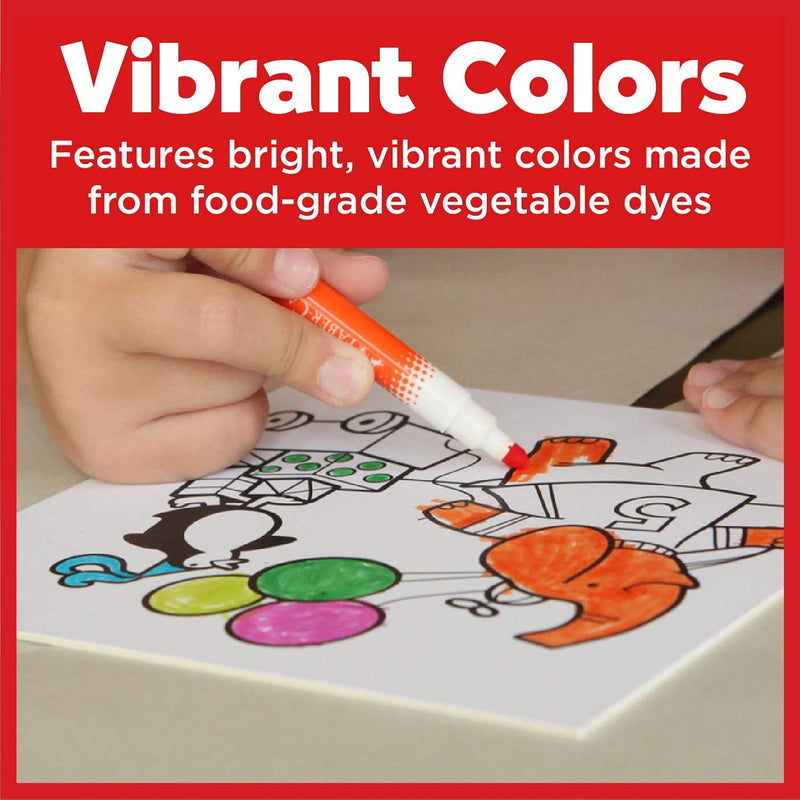 DUO-TIP WASHABLE MARKERS - 24 COUNT, 48 COLOURS