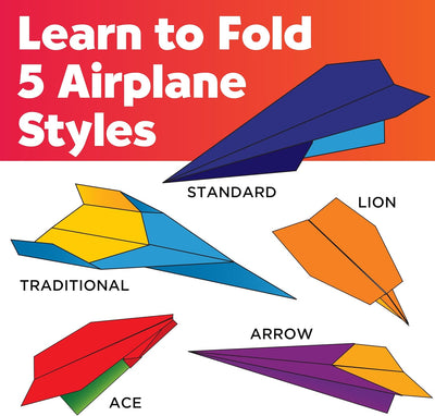CREATIVITY FOR KIDS STUNT SQUADRON FOLD & LAUNCH PAPER AIRPLANES