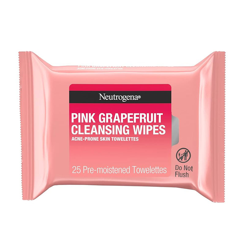 OIL-FREE CLEANSE WIPE PINK GRAPEFRUIT 25ct