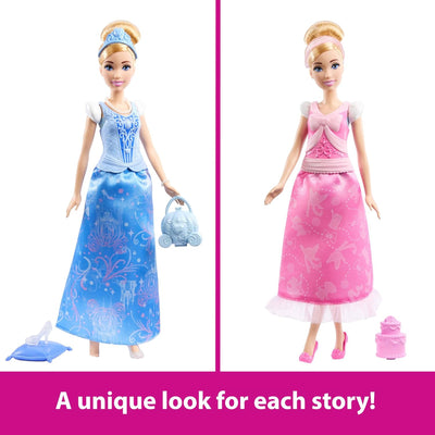 DISNEY PRINCESS CINDERELLA FASHION DOLL WITH 2 LOOKS