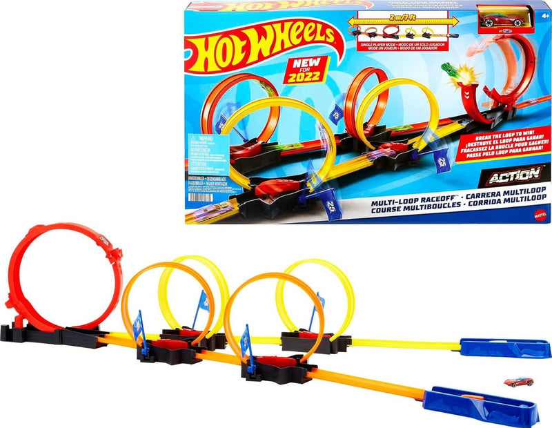 HOTWHEELS MULTI-LOOP RACEOFF RACE TRACK PLAYSET
