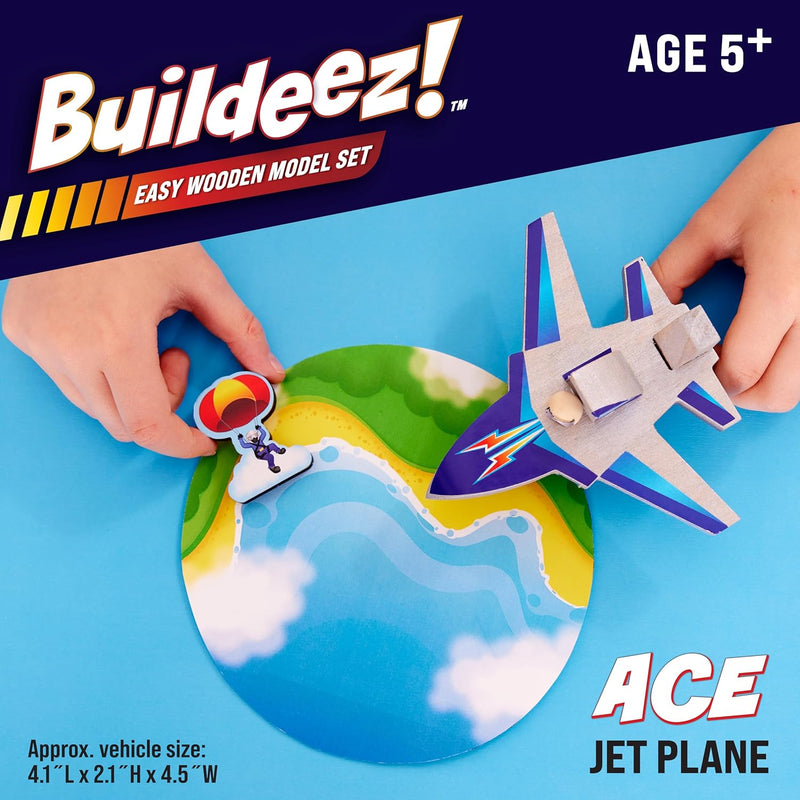 CREATIVITY FOR KIDS BUILDEEZ! EASY WOODEN MODEL SET