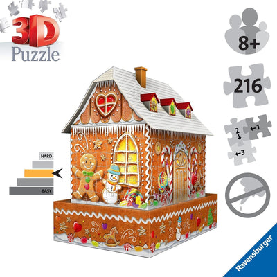 GINGERBREAD HOUSE 3D PUZZLE