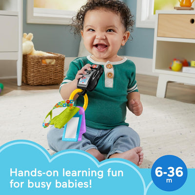 BABY TRAVEL TOY LAUGH & LEARN PLAY & GO ACTIVITY KEYS