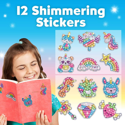 CREATIVITY FOR KIDS BIG DEM DIAMOND PAINTING KIT: MAGICAL GEM ART STICKERS & SUNCATCHERS