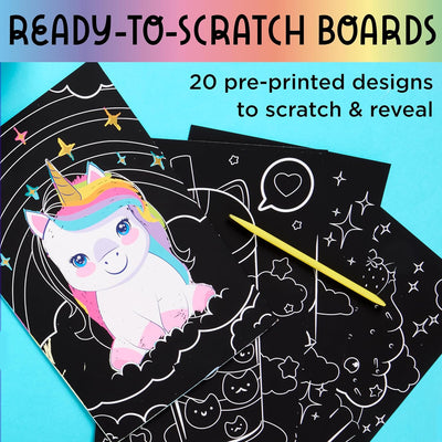 CREATIVITY FOR KIDS DELUXE SCRATCH ART KIT