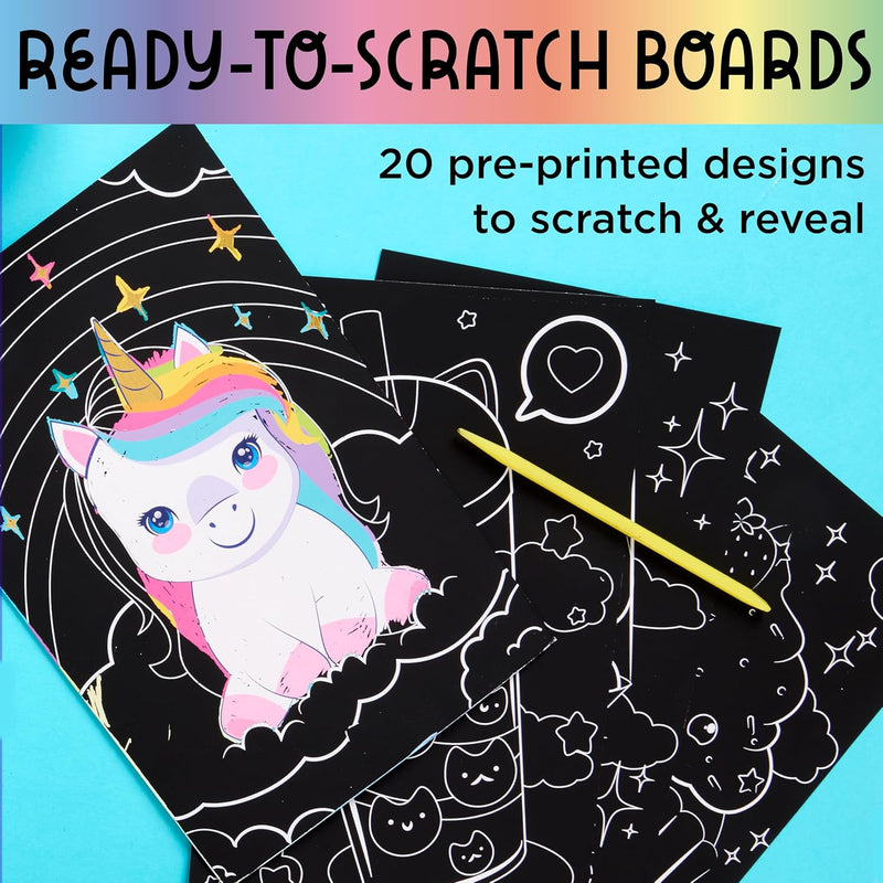 CREATIVITY FOR KIDS DELUXE SCRATCH ART KIT