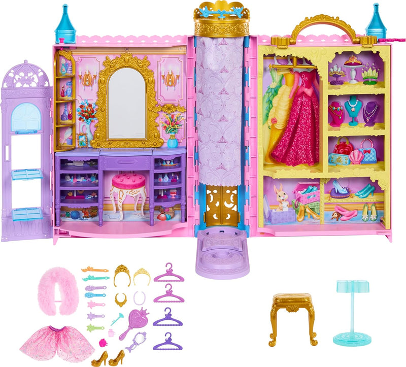 DISNEY PRINCESS READY FOR THE BALL CLOSET PLAYSET