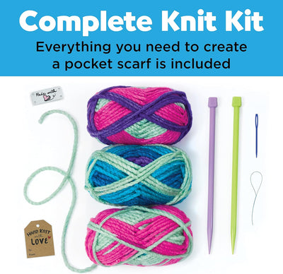 CREATIVITY FOR KIDS LEARN TO KNIT POCKET SCARF