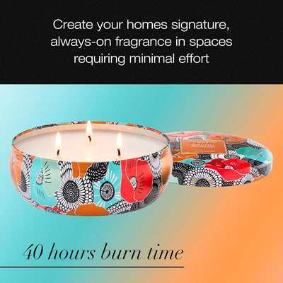 LIMITED EDITION BALTIC AMBER 3 WICK TIN CANDLE 12 OZ