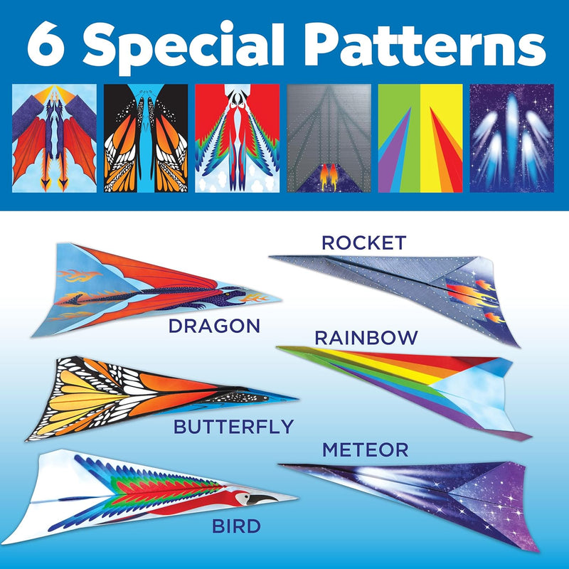 CREATIVITY FOR KIDS STUNT SQUADRON FOLD & LAUNCH PAPER AIRPLANES