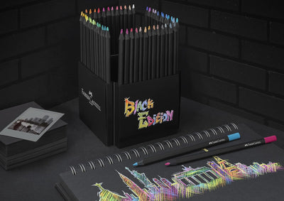 COLOURING PENCILS BLACK EDITION - SET OF 50
