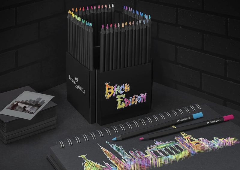 COLOURING PENCILS BLACK EDITION - SET OF 50