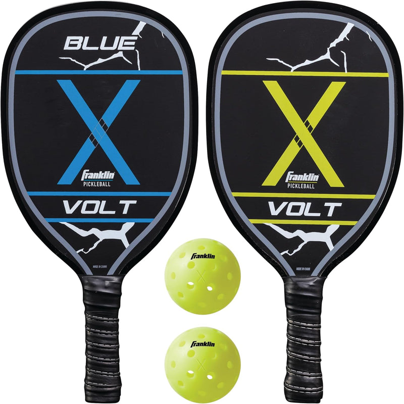 PICKLEBALL PADDLE AND BALL SET - WOODEN