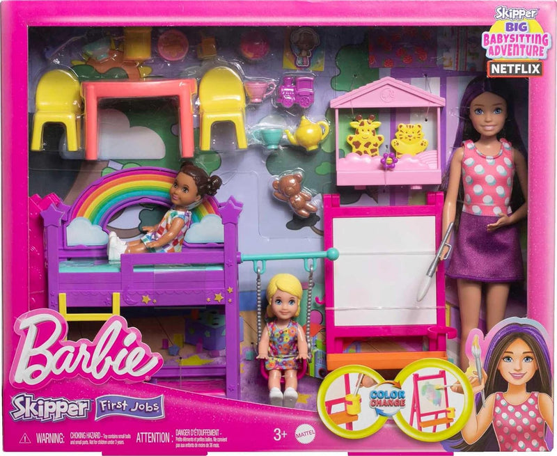 BARBIE SKIPPER BABYSITTERS INC. ULTIMATE DAYCARE PLAYSET