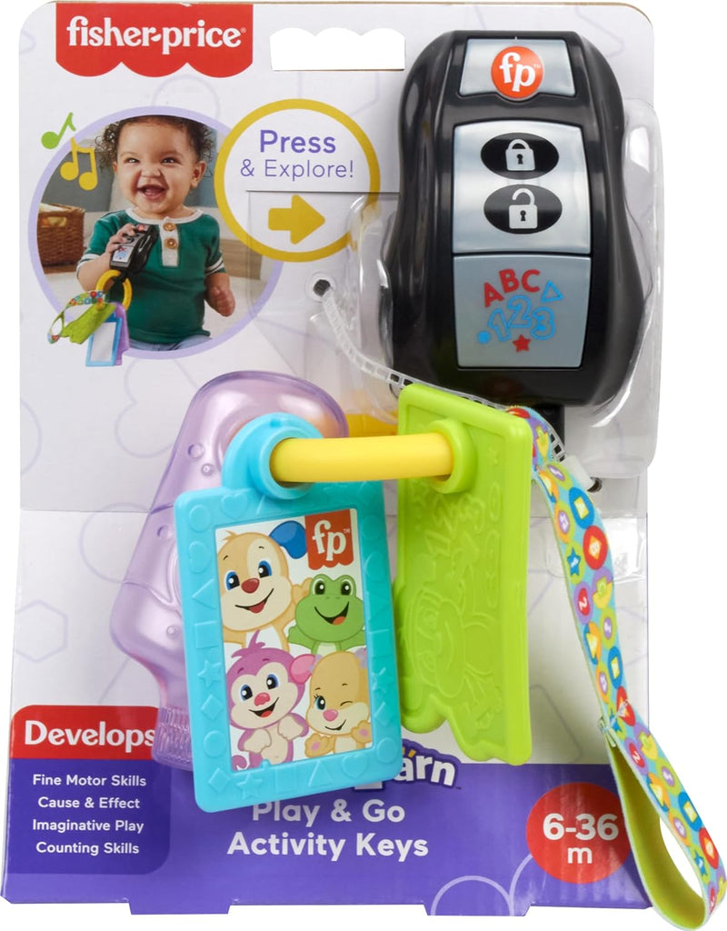 BABY TRAVEL TOY LAUGH & LEARN PLAY & GO ACTIVITY KEYS