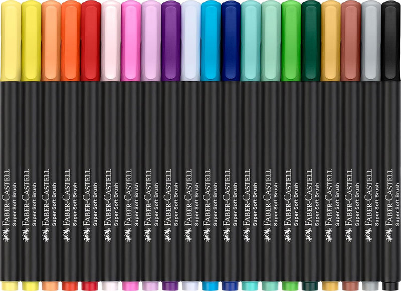 BRUSH PEN SET - BLACK EDITION 20 COUNT
