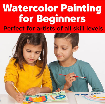 YOUNG ARTIST LEARN TO WATERCOLOUR - WATERCOLOUR PAINT SET FOR KIDS