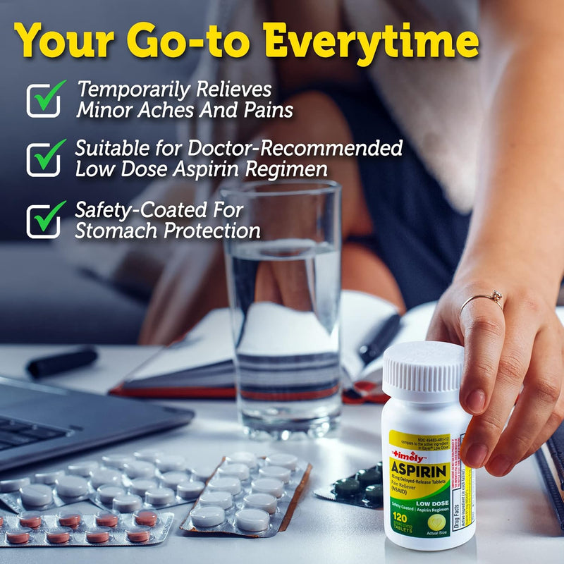 ASPIRIN LOW DOSE EC TABLETS 81MG 120CT – People's Pharmacy