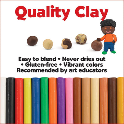 WORLD COLOURS MODELING CLAY 15 COUNT