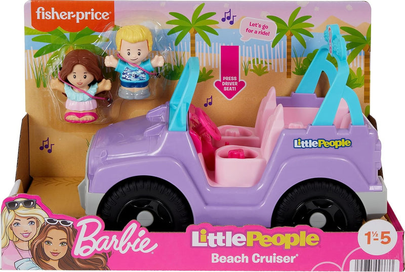 LITTLE PEOPLE BARBIE TOY CAR BEACH CRUISER