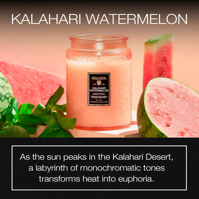 KALAHARI WATERMELON LARGE JAR CANDLE 18OZ