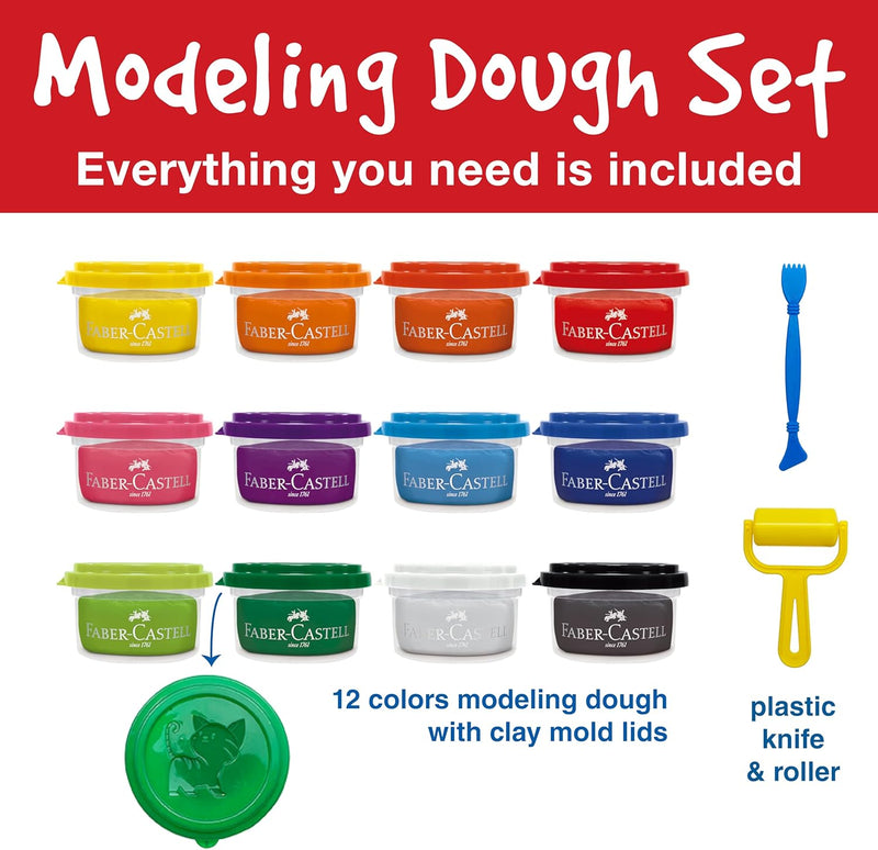 LITTLE CREATIVES SUPER SOFT MODELING DOUGH - 12 COLOURS