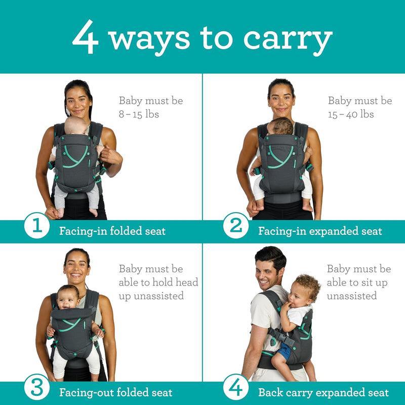 CARRY ON ACTIVE BABY CARRIER - GRAY