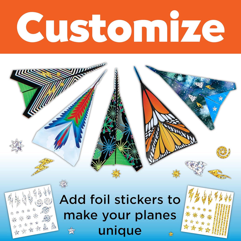 CREATIVITY FOR KIDS STUNT SQUADRON FOLD & LAUNCH PAPER AIRPLANES