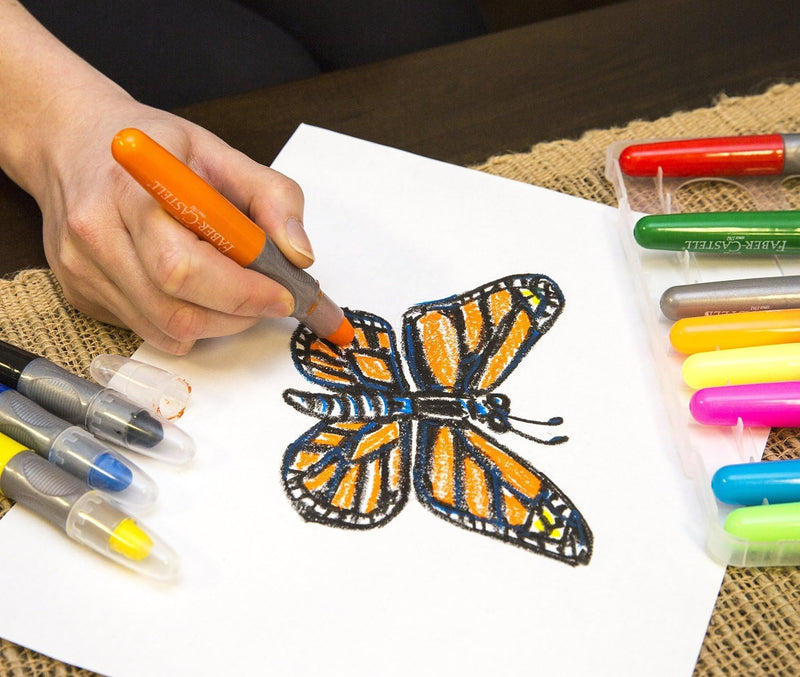 GEL CRAYONS - 12 COUNT