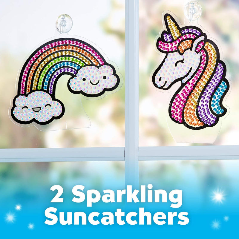 CREATIVITY FOR KIDS BIG DEM DIAMOND PAINTING KIT: MAGICAL GEM ART STICKERS & SUNCATCHERS