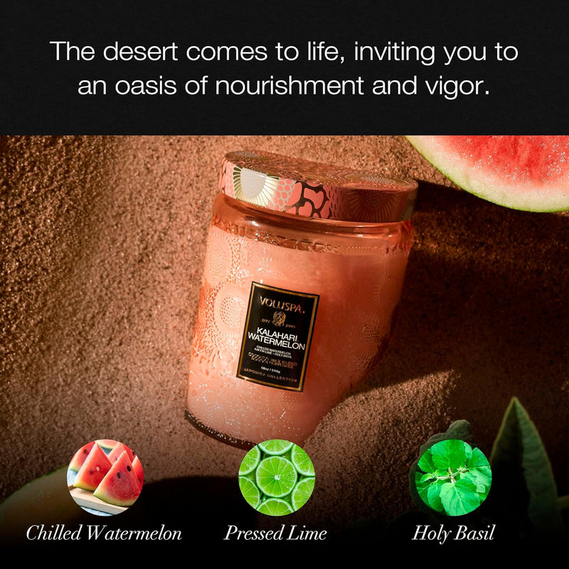 KALAHARI WATERMELON LARGE JAR CANDLE 18OZ