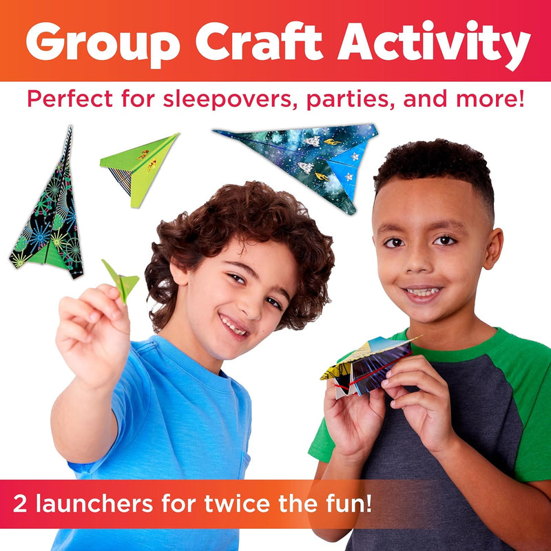 CREATIVITY FOR KIDS STUNT SQUADRON FOLD & LAUNCH PAPER AIRPLANES