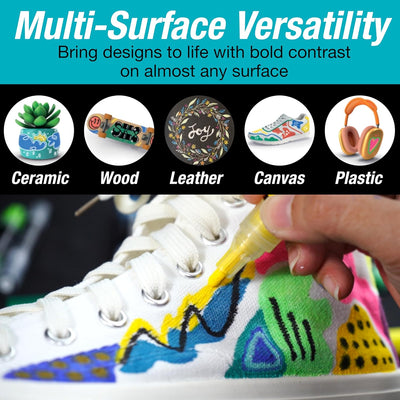 BLACK EDITION SHAKE & PAINT MARKERS 2 COUNT