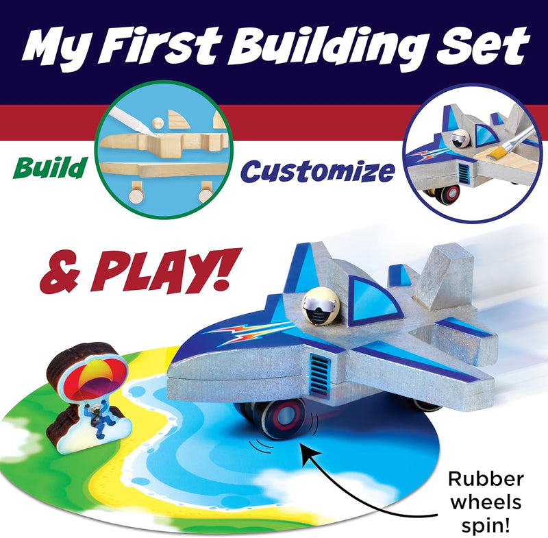 CREATIVITY FOR KIDS BUILDEEZ! EASY WOODEN MODEL SET