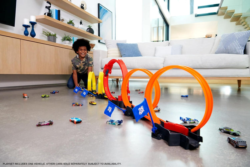 HOTWHEELS MULTI-LOOP RACEOFF RACE TRACK PLAYSET