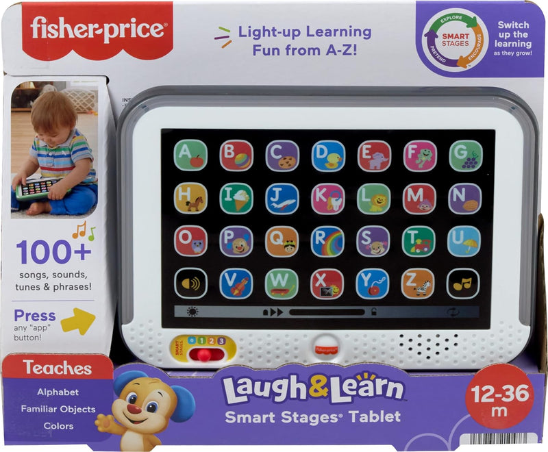 LAUGH & LEARN SMART STAGES TABLET TODDLER ELECTRONIC MUSICAL LEARNING TOY