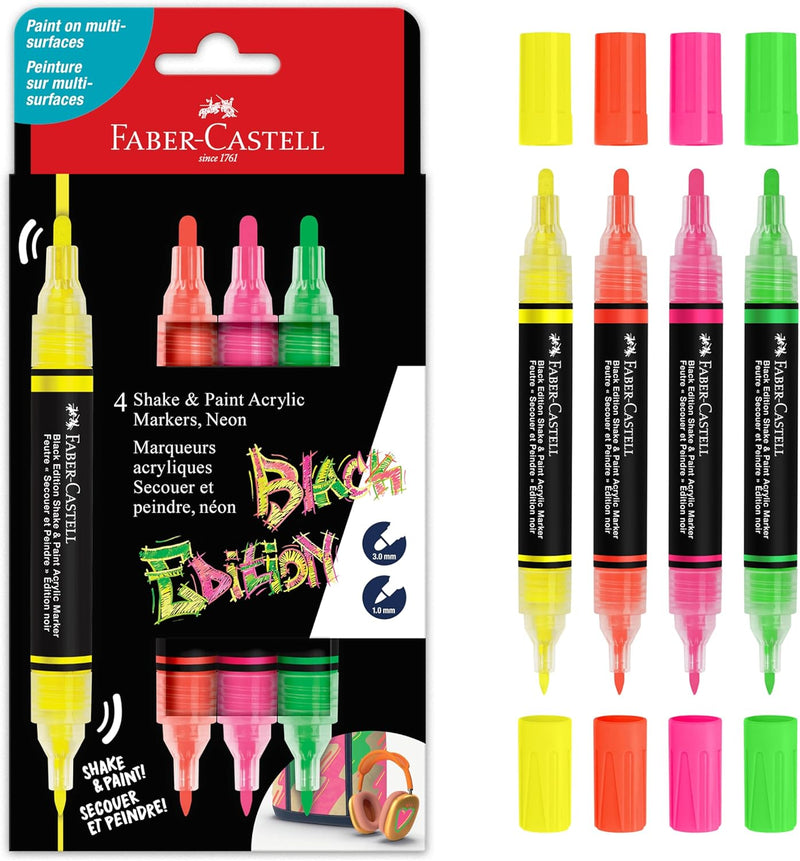 BLACK EDITION ACRYLIC MARKER SHAKE & PAINT - NEON