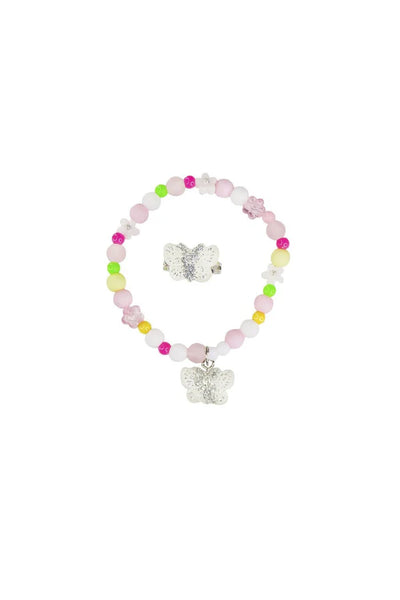 SPARKLE BUTTERFLY BRACELET & RING