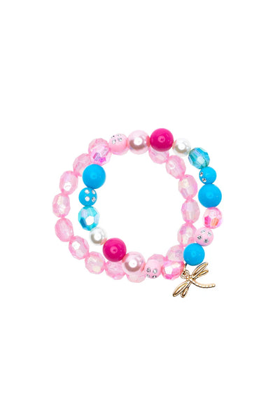 2 PIECE DRAGONFLY SPRING BRACELET