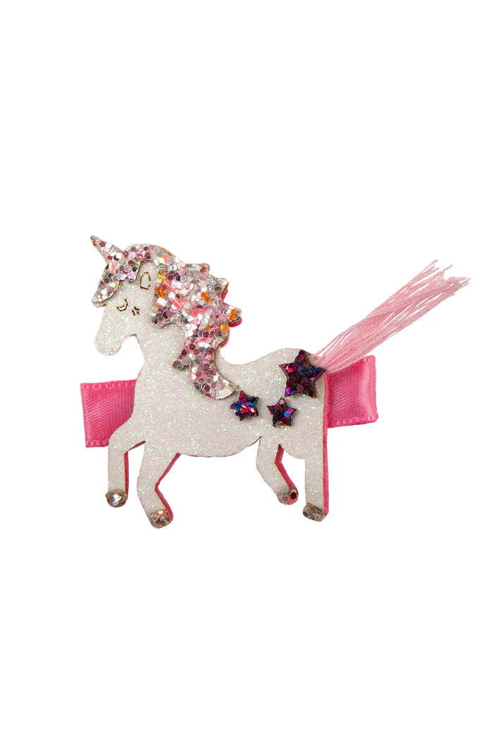 BOUTIQUE TASSY TAIL UNICORN HAIR CLIP