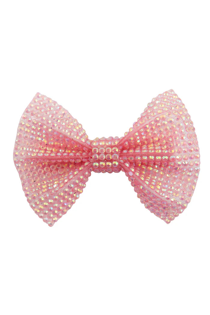 BOUTIQUE GEM BOW  HAIR CLIP