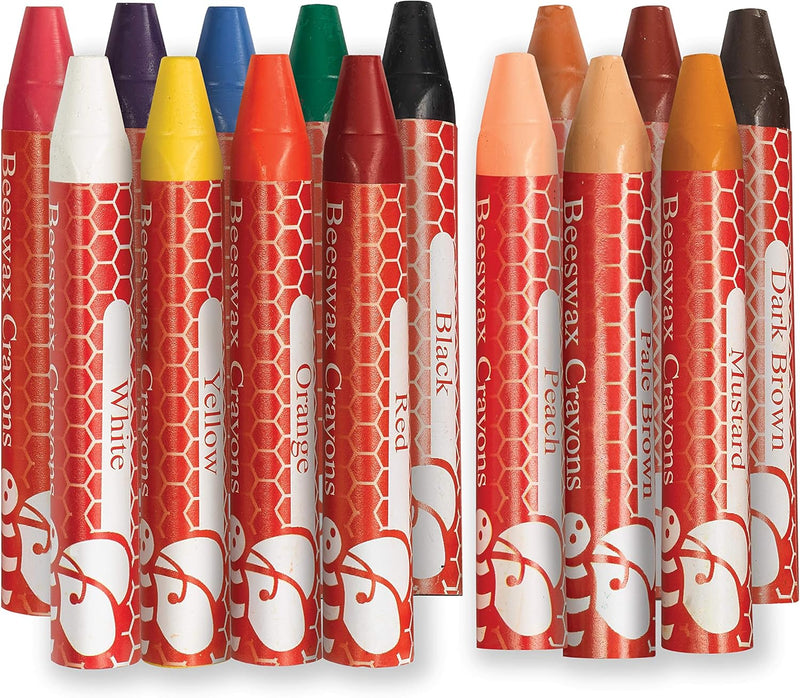 World Colours Beeswax Crayons 15 COUNT
