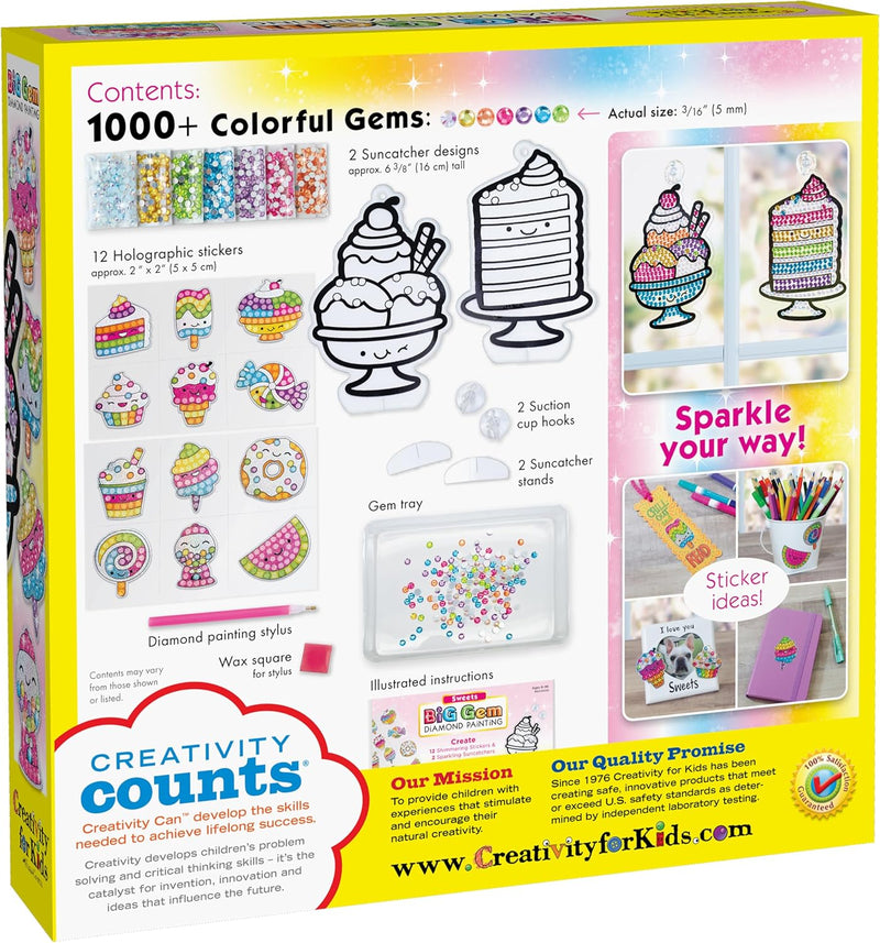 CREATIVITY FOR KIDS BIG GEM DIAMOND PAINTING KIT