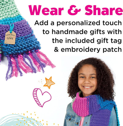 CREATIVITY FOR KIDS LEARN TO KNIT POCKET SCARF