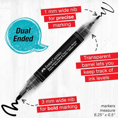 BLACK EDITION SHAKE & PAINT MARKERS 2 COUNT