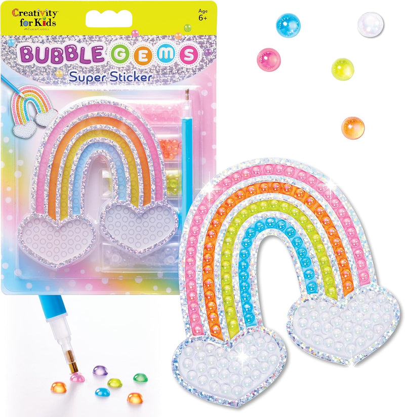 CREATIVITY FOR KIDS BUBBLE GEM SUPER STICKER