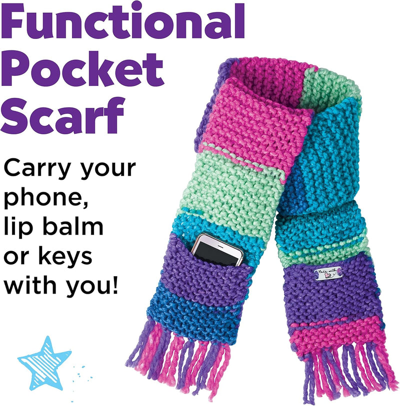 CREATIVITY FOR KIDS LEARN TO KNIT POCKET SCARF