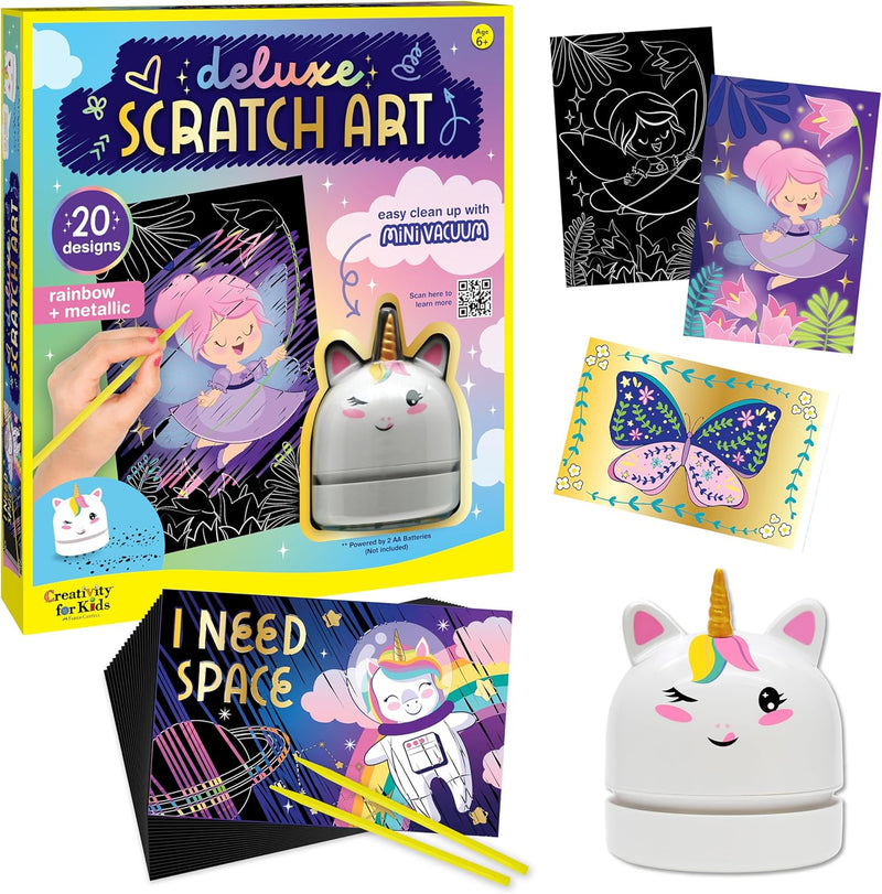 CREATIVITY FOR KIDS DELUXE SCRATCH ART KIT